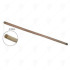 SPADE/SHOVEL HANDLE WITH CONE L120CM &empty;40MM