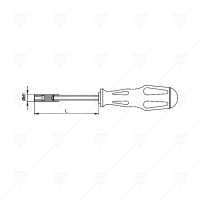 ОТВЕРТКА ЗА НАКРАЙНИЦИ 1/4 ОТВЕРТКА ЗА НАКРАЙНИЦИ 1/4