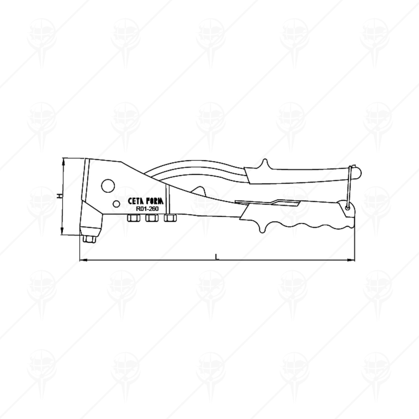 Surebonder 1/4 in. Heavy-Duty Rivet Tool 8650 - The Home Depot