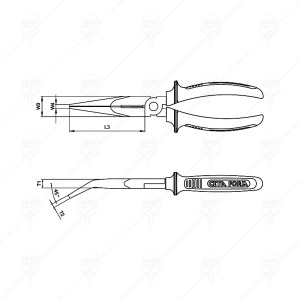 CLESTE CU VARF CIOC CURBAT (Е16-11); 2