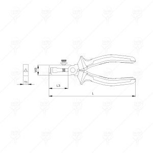 WIRE STRIPPING PLIERS(Е25-11)160MMCF