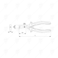 КЛЕЩИ ЗАГОЛВАЧКИ CETA-FORM VDE 1000V 160ММ КЛЕЩИ ЗАГОЛВАЧКИ CETA-FORM VDE 1000V 160ММ