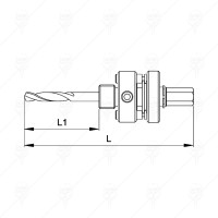 ЦЕНТЪР БОРКОРОНА 30-152MM CETS-FORM ЦЕНТЪР БОРКОРОНА 30-152MM CETS-FORM
