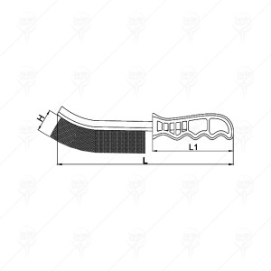 STEEL WIRE BRUSH PLASTIC HANDLE CF