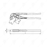 КЛЕЩИ ГАРГА CETA-FORM (Е30-51) 250ММ КЛЕЩИ ГАРГА CETA-FORM (Е30-51) 250ММ
