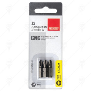PHILLIPS BIT PH1X25MM 3PCS SET CF