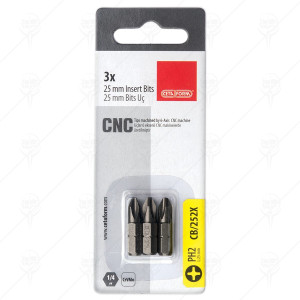 POZIDRIV/SUPADRIV BIT PZ2X25MM 3PCS SET
CF