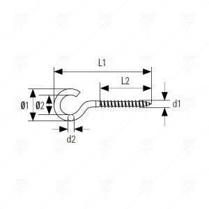 ОТВОРЕНА КУКА/ПИТОН № 16*30 200 бр. ОТВОРЕНА КУКА/ПИТОН № 16*30 200 бр.