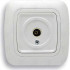 TV-R ANTENNA SOCKET WHITE GOKKU