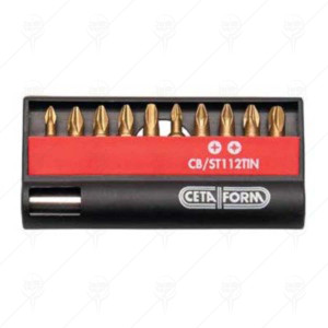 11 PIECE TIN PROFESSIONAL BITS SET CF