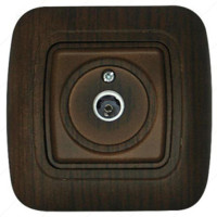 РОЗЕТКА ЗА КОАКСИАЛ GOKKU ОРЕХ РОЗЕТКА ЗА КОАКСИАЛ GOKKU ОРЕХ