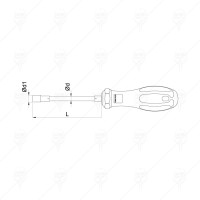 ОТВЕРТКА C+ ГЪВК.БОЛТ 7.0Х150 CF ОТВЕРТКА C+ ГЪВК.БОЛТ 7.0Х150 CF