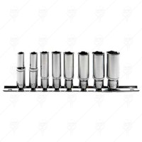 1/4 DRIVE DEEP HEXAGON SOCKET BITS SET