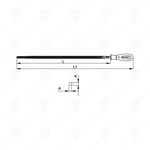 ПИЛА КВАДРАТНА УНИВЕРСАЛНА С ДРЪЖКА CE