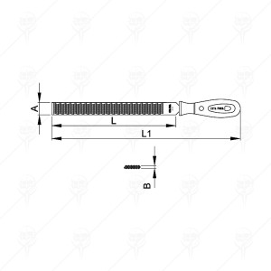 ПИЛА ПЛОСКА РАШ С ДРЪЖКА CETA-FORM ПИЛА ПЛОСКА РАШ С ДРЪЖКА CETA-FORM