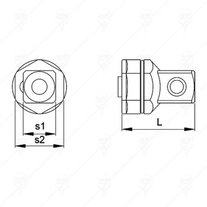 ADAPTOR DE CLICHET PENTRU RACORDURI 1/