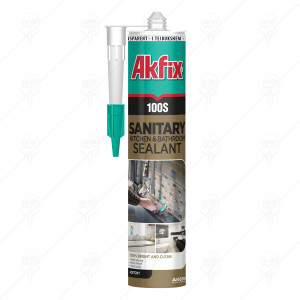 СИЛИКОН САНИТАРЕН 100S AKFIX СИЛИКОН САНИТАРЕН 100S AKFIX