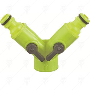 2WAY HOSE CONNECTOR WITH STOP 1/2"M HERLY