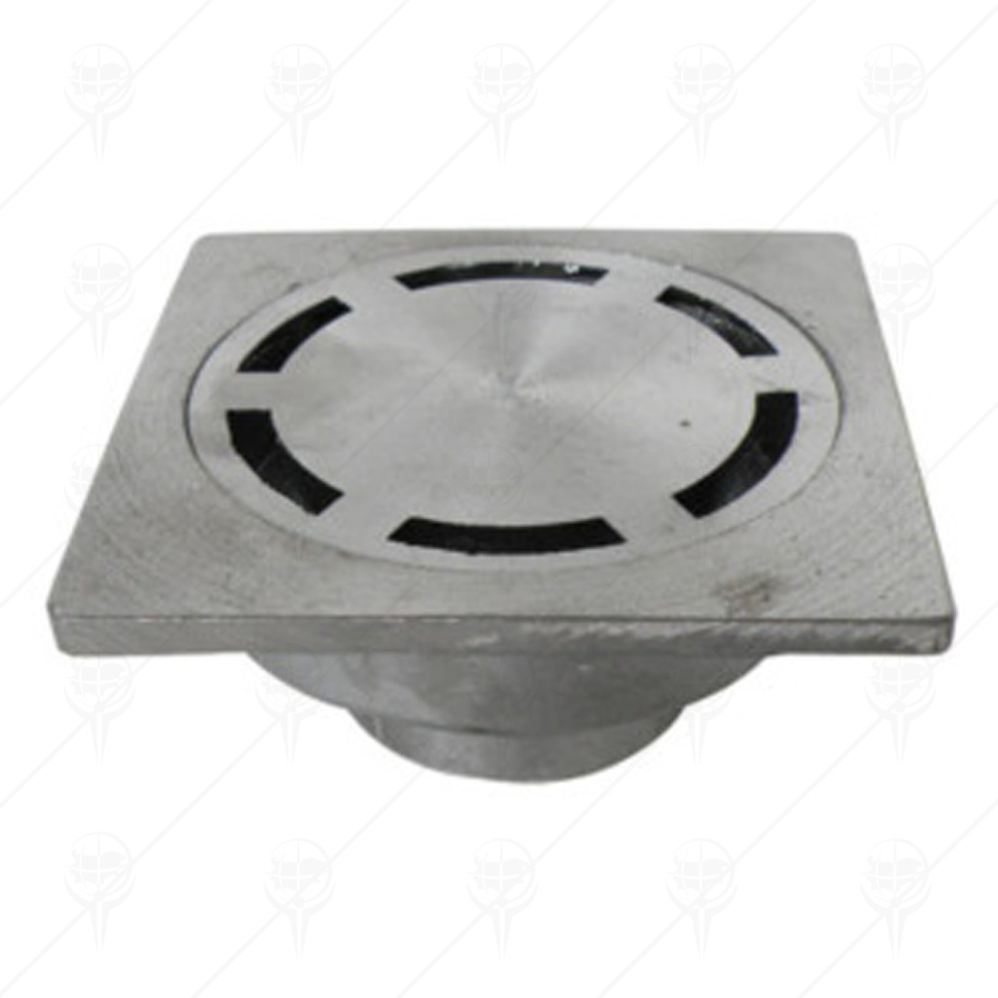 FLOOR DRAIN ∅110MM ALUMINIUM SQUARE