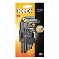 ШЕСТОГРАМИ  9 БРОЯ КЪСИ TOPEX ШЕСТОГРАМИ  9 БРОЯ КЪСИ TOPEX