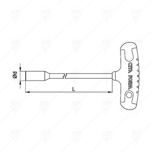 SOFTGRIP T-HANDLE NUTDRIVES LONG
SHAFT 10MM CF