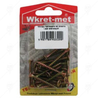 ВИНТ ЗА ДЪРВО 4.0X20 40БР WKRET-MET ВИНТ ЗА ДЪРВО 4.0X20 40БР WKRET-MET