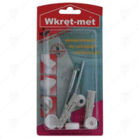 SET FOR WC FITTING 10*80 WHITE PACK WKRET-MET