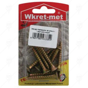 ВИНТ ЗА ДЪРВО 6.0X60 8БР WKRET-MET ВИНТ ЗА ДЪРВО 6.0X60 8БР WKRET-MET