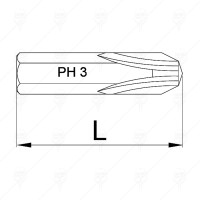 BIT DE IMPACT PH4X30 MM; CF BIT DE IMPACT PH4X30 MM; CF