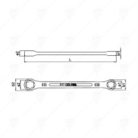 КЛЮЧ E-TORX CETA-FORM КЛЮЧ E-TORX CETA-FORM