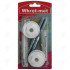 SET FOR SINK FITTING 14*140 SILVER
PACK WKRET-MET