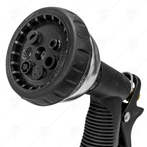 WATERING GUN 7-FUNCTION  PREMIUM/SILVER