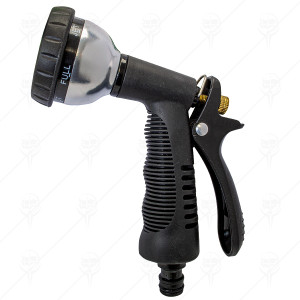 WATERING GUN 7-FUNCTION  PREMIUM/SILVER