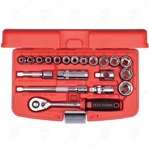 20PCS 6-22мм3/8 DRIVE METRIC SOCKET
SET CF