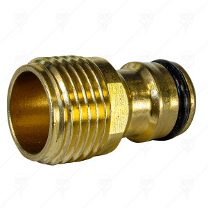 TAP ADAPTER 1/2" MALE THREAD BRASS