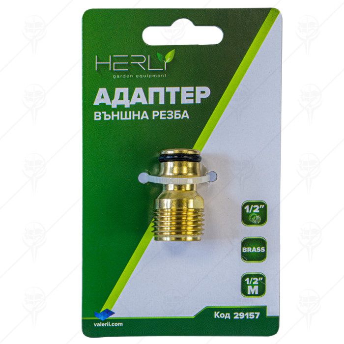 TAP ADAPTER 1/2" MALE THREAD BRASS TAP ADAPTER 1/2" MALE THREAD BRASS
