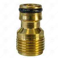 TAP ADAPTER 1/2" MALE THREAD BRASS