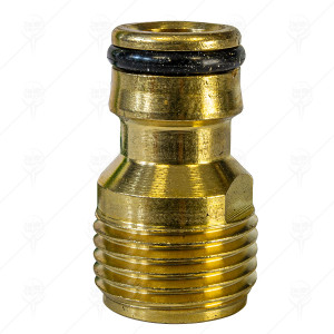TAP ADAPTER 1/2" MALE THREAD BRASS