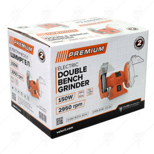 DOUBLE BENCH GRINDER 150W 2950RPM PREMIUM DOUBLE BENCH GRINDER 150W 2950RPM PREMIUM