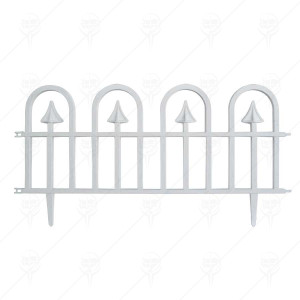 FENCE PP H30см L60см WHITE "SPEAR" FENCE PP H30см L60см WHITE "SPEAR"