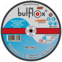 ДИСК ЗА РЯЗАНЕ НА МЕТАЛ BULFLEX 180ММ Х 2.0ММ ДИСК ЗА РЯЗАНЕ НА МЕТАЛ BULFLEX 180ММ Х 2.0ММ