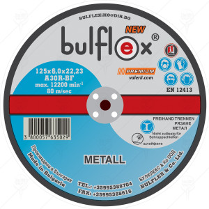 DISC PENTRU SLEFUIT 125*6.0 BULFLEX