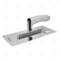 STAINLESS STEEL TROWEL 13*27CM
NOTCH10*10MM DECOREX HD