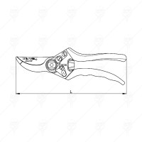 НОЖИЦА ЛОЗАРСКА 8"(210ММ) CETA-FORM НОЖИЦА ЛОЗАРСКА 8"(210ММ) CETA-FORM