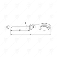 ОТВЕРТКА ШИЛО /ИЗВИТО/ 80MM CETA-FORM ОТВЕРТКА ШИЛО /ИЗВИТО/ 80MM CETA-FORM