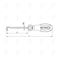 ОТВЕРТКА ШИЛО /КУКА/ 80MM CETA-FORM ОТВЕРТКА ШИЛО /КУКА/ 80MM CETA-FORM