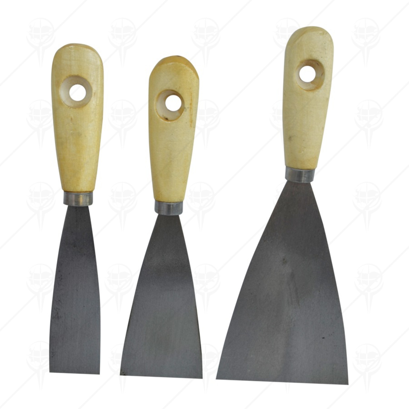 SPATULAS PVC HANDLE 3PCS SET