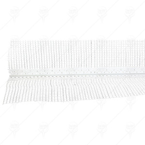 PROFIL DE COLT PVC 2.5 m CU PLASA 7 cm x 7 cm PRIMA CALITATE