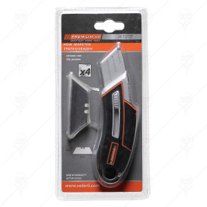 НОЖ МАКЕТЕН ТРАПЕЦОВИДЕН С 2 БРОЯ РЕЗЕРВИ PREMIUM HD НОЖ МАКЕТЕН ТРАПЕЦОВИДЕН С 2 БРОЯ РЕЗЕРВИ PREMIUM HD