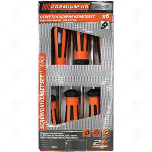 SCREWDRIVERSET SET 6 PCS PREMIUM HD